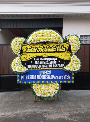 Papan Bunga Duka di Amuntai Utara
