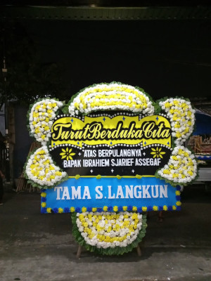 Papan Bunga Duka di Amuntai Utara