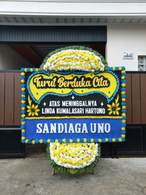 Papan Bunga Duka di Amuntai Utara